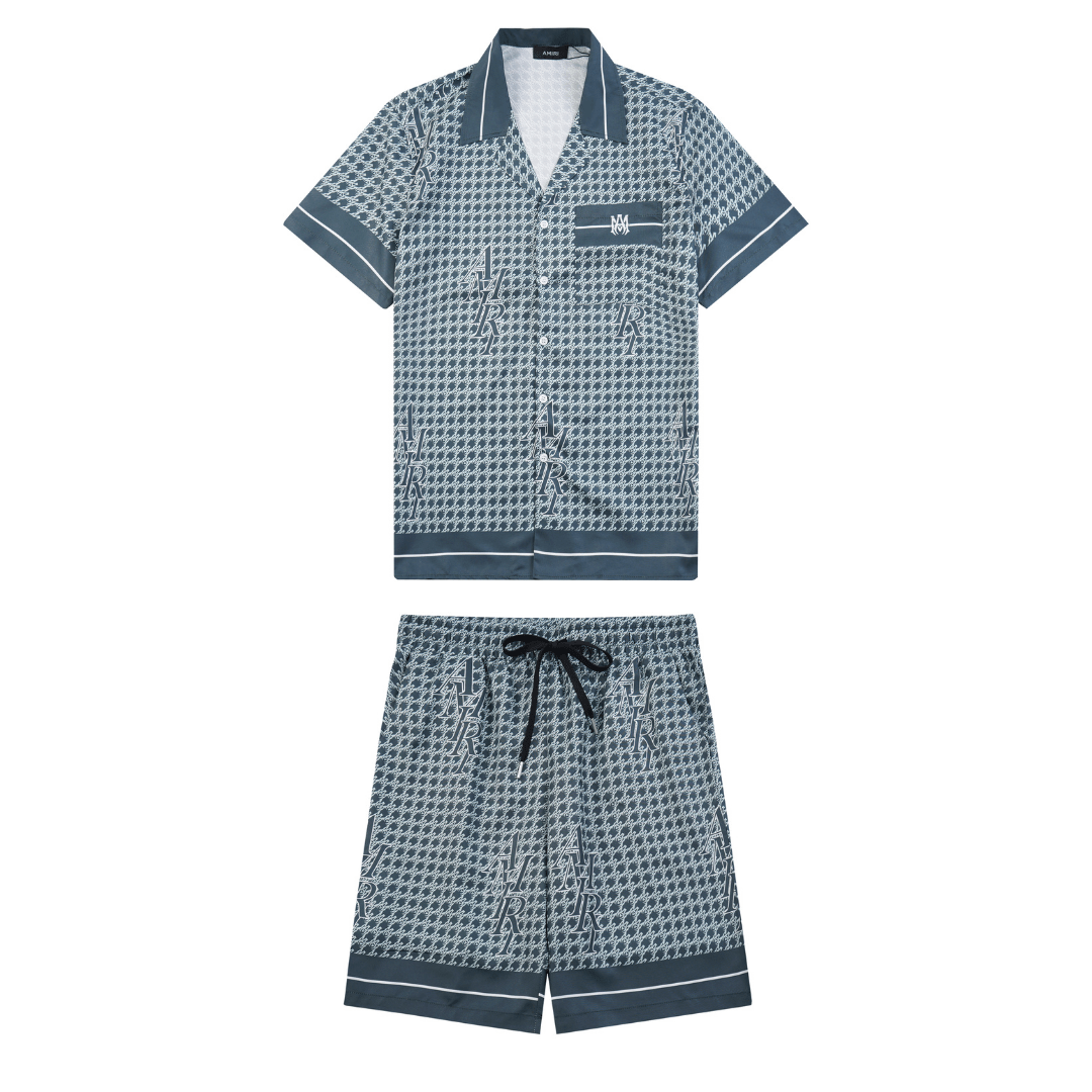 Amr Staggard Silk Short Set - BabyLuxee.de