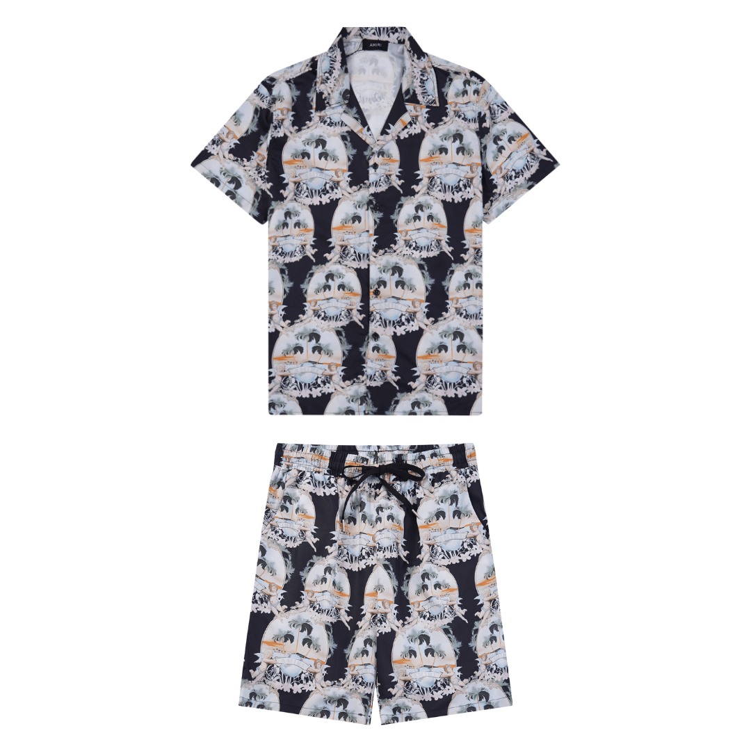 Amr Monogram Short Set - BabyLuxee.de