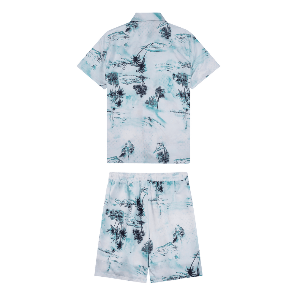 Amr Palm Logo Short Set - BabyLuxee.de